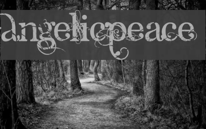 AngelicPeace Font examples