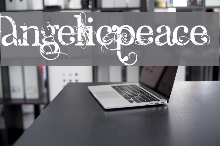 AngelicPeace Font examples