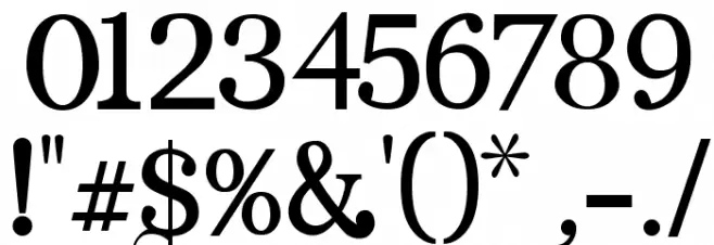AngelicSerif Font OTHER CHARS