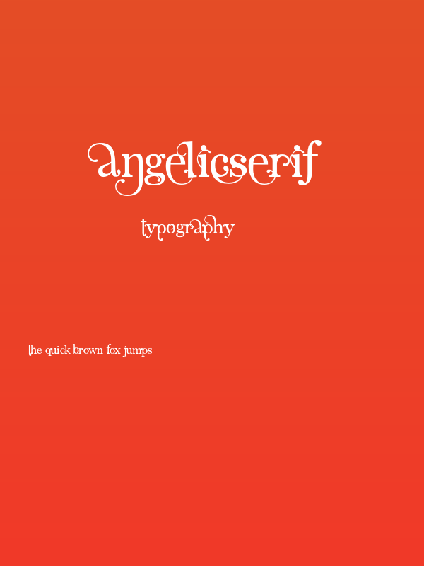 AngelicSerif Poster