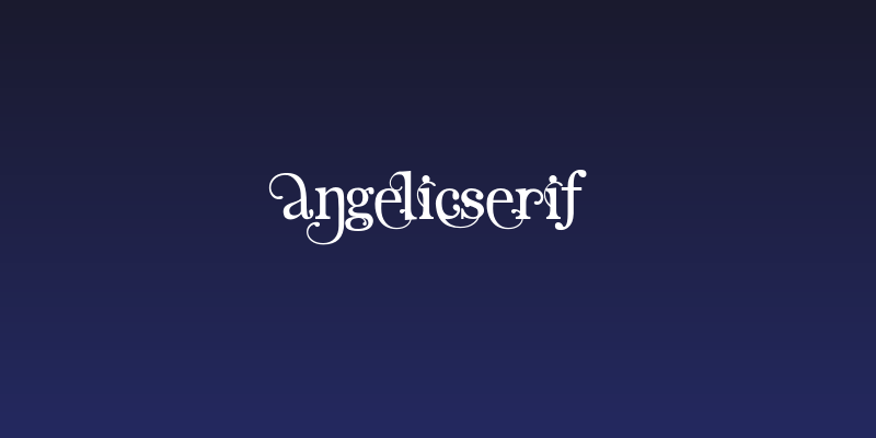 AngelicSerif Social Header