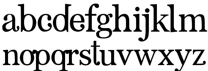 AngelicSerif Font LOWERCASE
