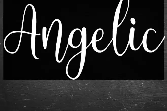 Angelic Font examples