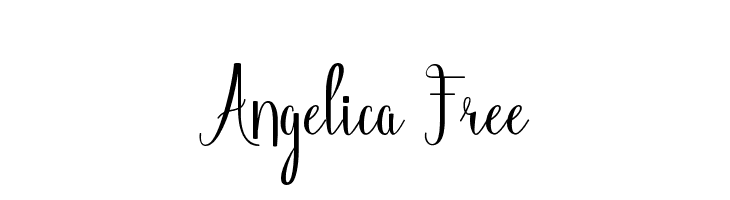 Angelica Free  font caratteri gratis