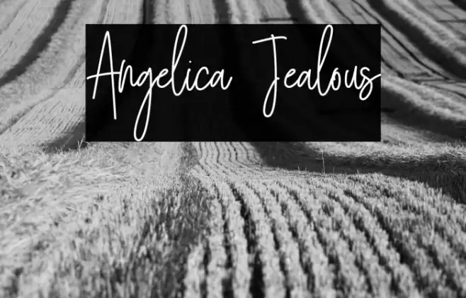 Angelica Jealous Font examples