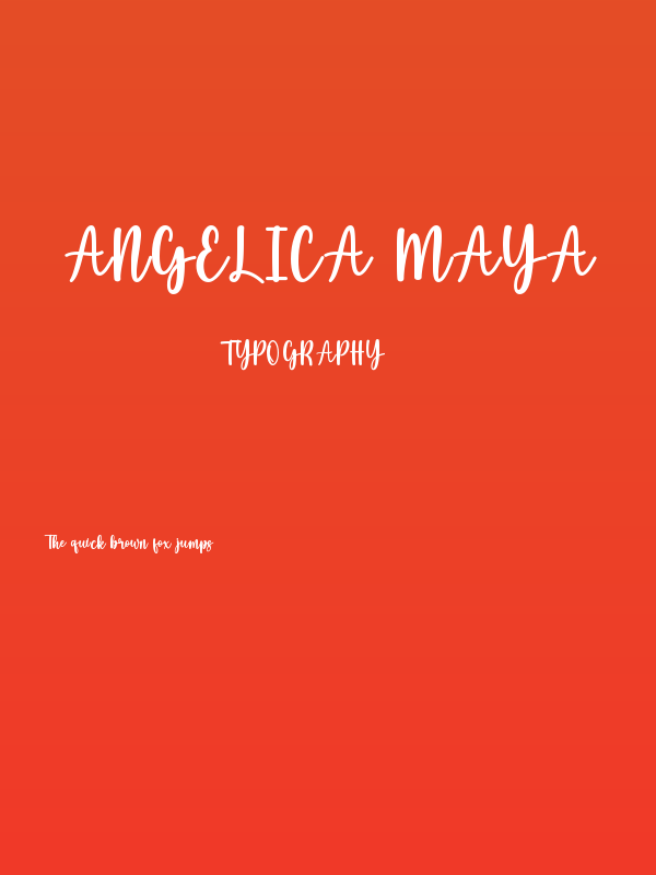 Angelica Maya Poster