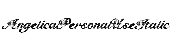 Angelica Personal Use Italic  لخطوط تنزيل