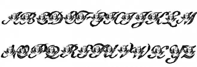 Angelica Personal Use Italic Fuentes MAYÚSCULAS