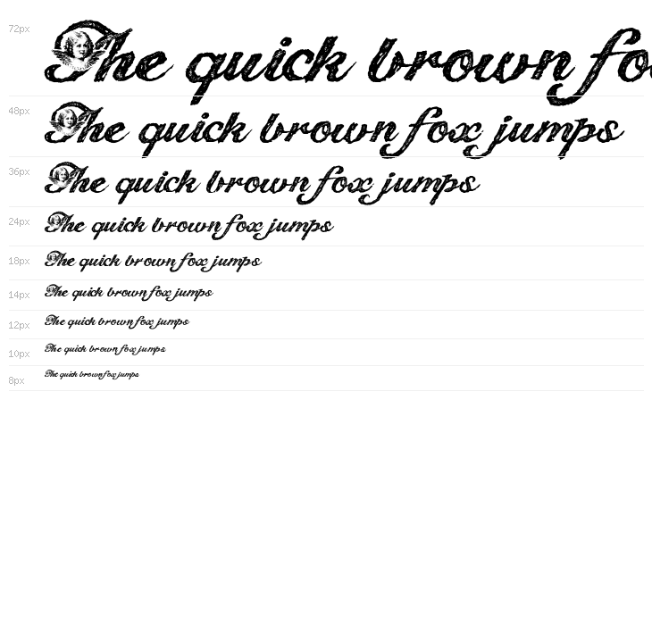 Angelica Personal Use Italic Waterfall