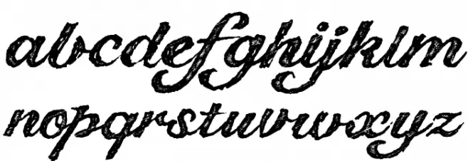 Angelica Personal Use Italic फ़ॉन्ट लोअरकेस