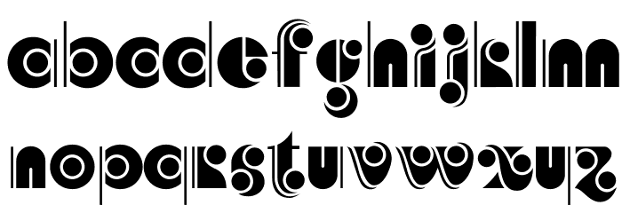 AngelicaCP Font LOWERCASE