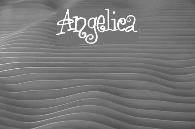 Angelica Font examples