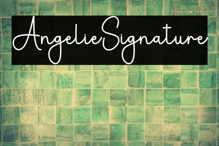 Angelie Signature Example 3