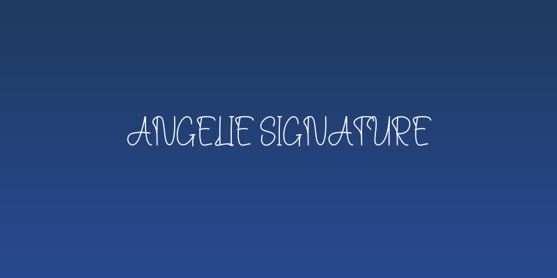 Angelie Signature Social Header