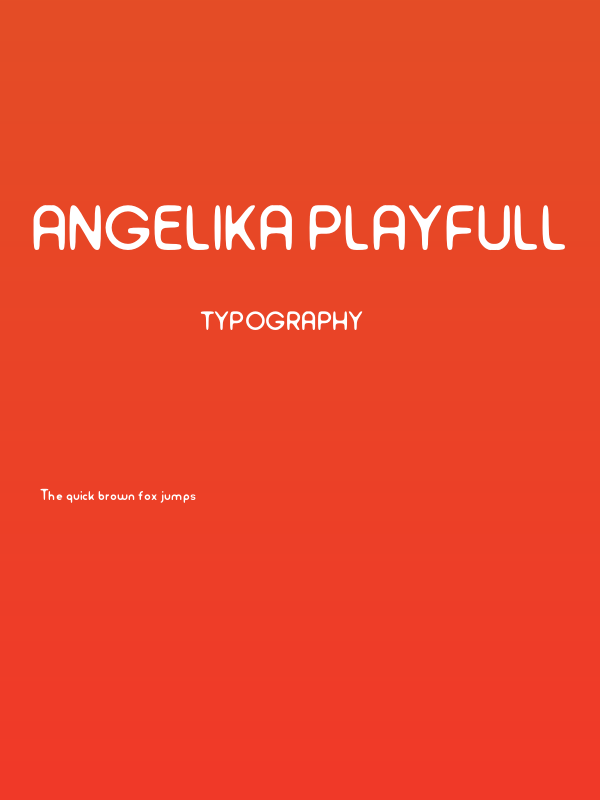 Angelika Playfull Poster
