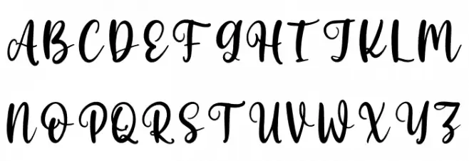 Angelin Heart Personal Use Schriftart Groß