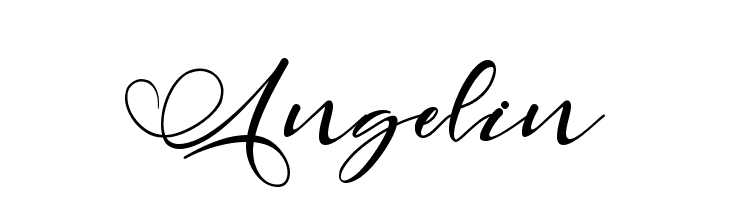 Angelin  font caratteri gratis