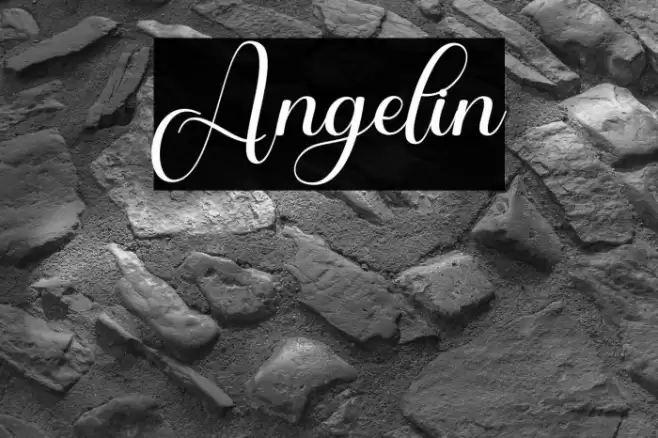 Angelin Font examples
