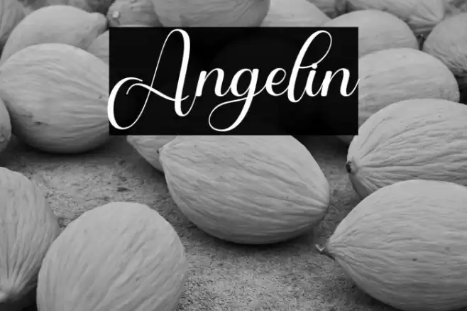 Angelin Font examples