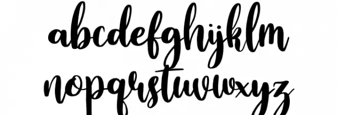 Angelina Alt Demo Font LOWERCASE