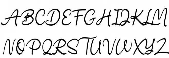 Angelina Malika Regular Polices MAJUSCULES