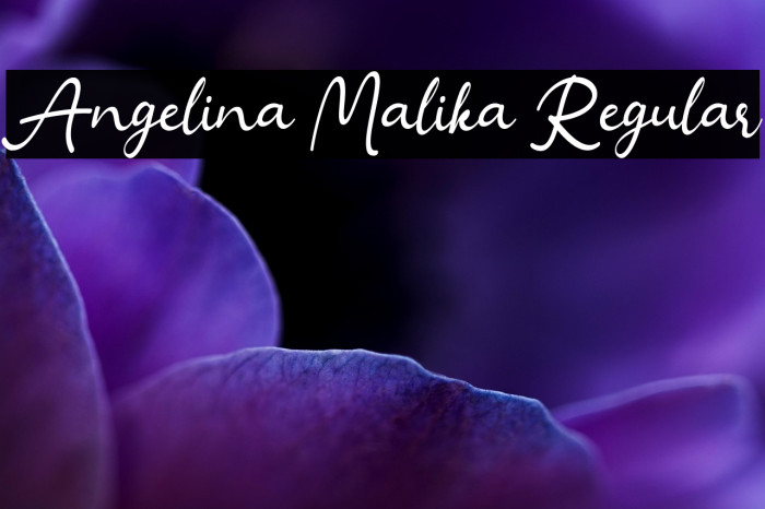 Angelina Malika Regular Example 2