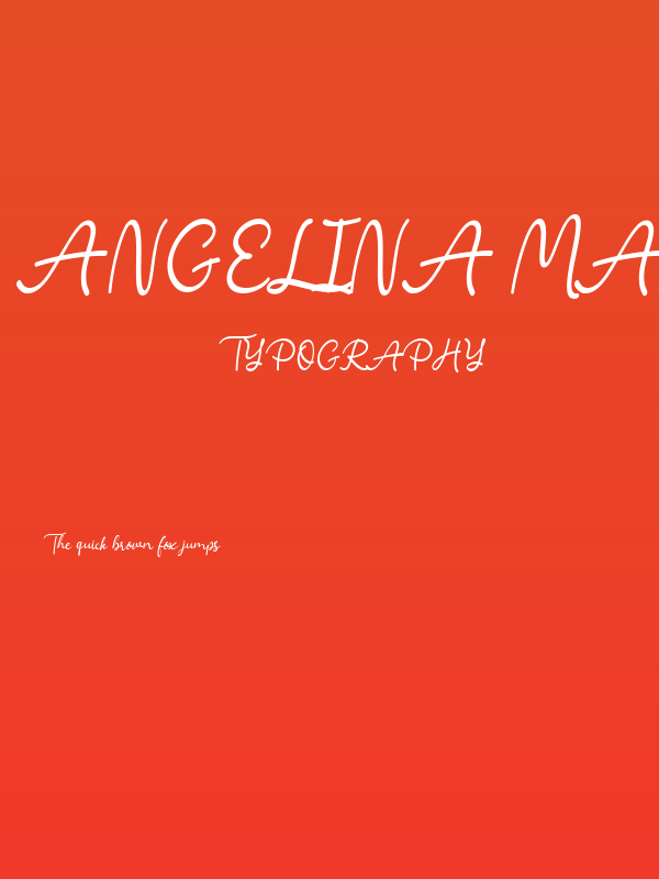 Angelina Malika Regular Poster