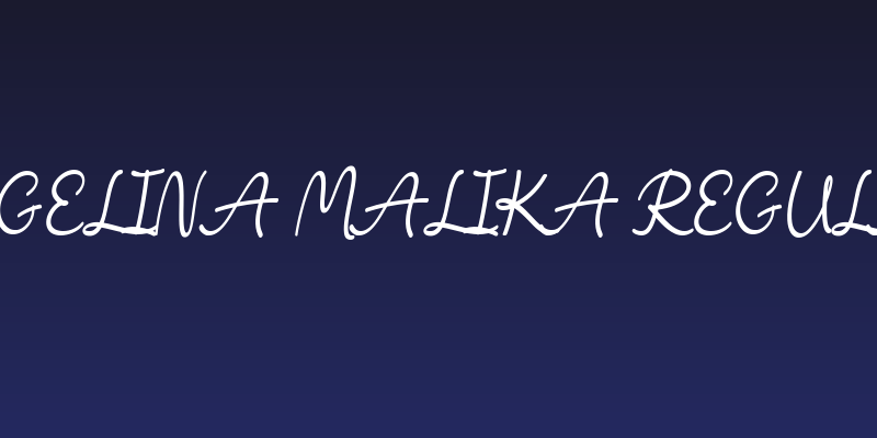 Angelina Malika Regular Social Header