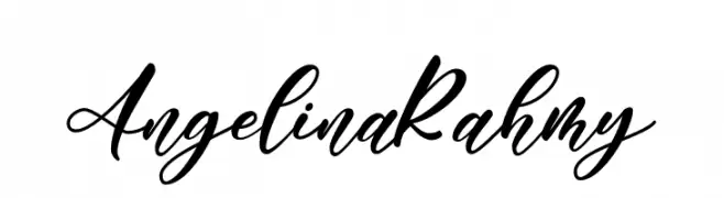 Angelina Rahmy  font caratteri gratis