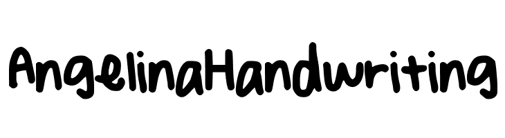 AngelinaHandwriting  Frei Schriftart Herunterladen