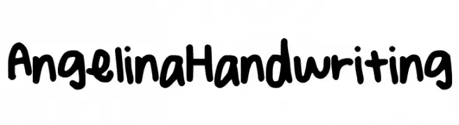 AngelinaHandwriting Fonte