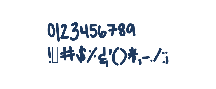 AngelinaHandwriting Other Characters