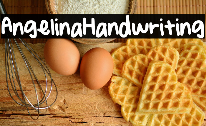 AngelinaHandwriting Example 1