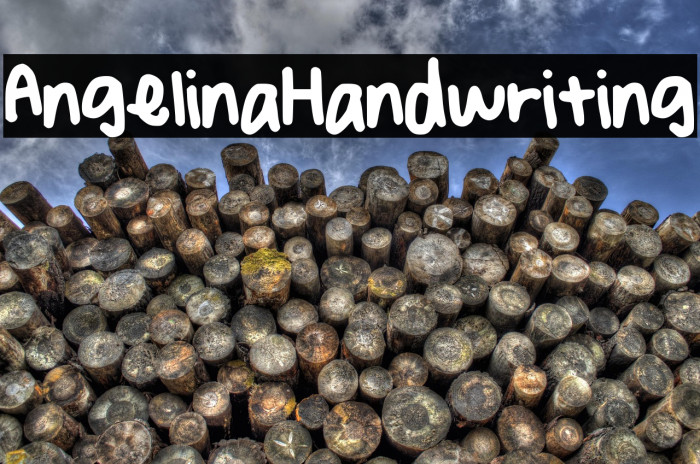 AngelinaHandwriting Example 3