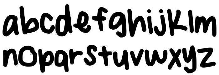 AngelinaHandwriting Font LOWERCASE