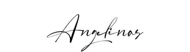 Angelinas  Frei Schriftart Herunterladen
