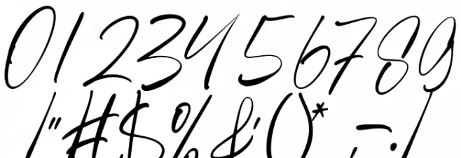 Angelinas Font OTHER CHARS