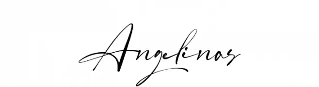 Angelinas  Frei Schriftart Herunterladen