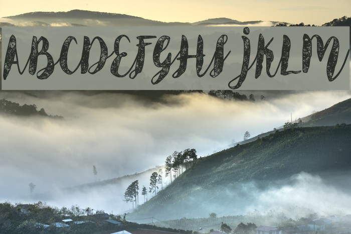 Angeline Vintage Font examples