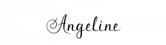Angeline  Descarca Fonturi Gratis