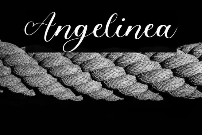 Angelinea Font examples