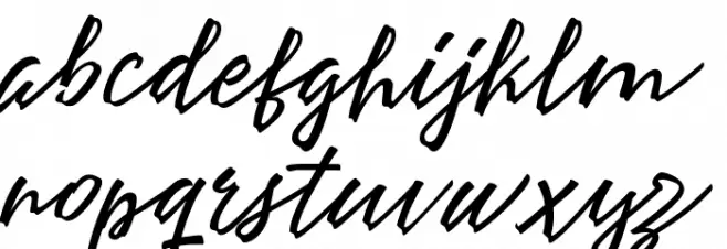 Angelines Script Шрифта строчной
