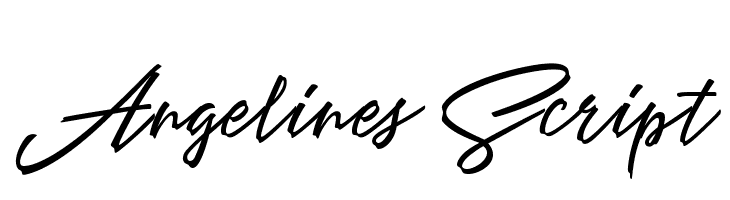 AngelinesScript  नि: शुल्क फ़ॉन्ट्स डाउनलोड