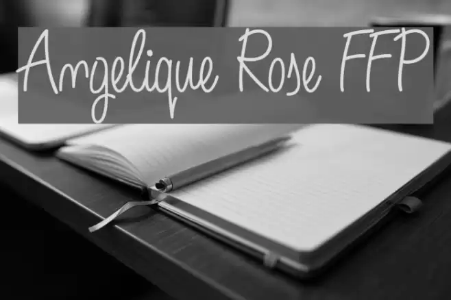 Angelique Rose FFP フォント examples