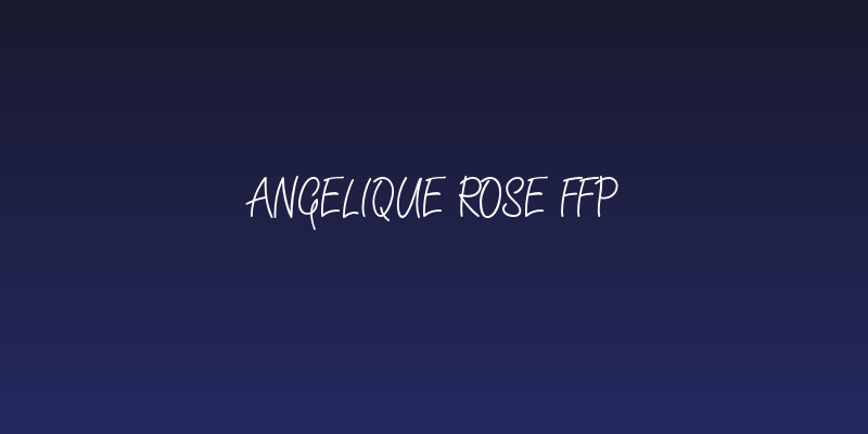 Angelique Rose FFP Social Header