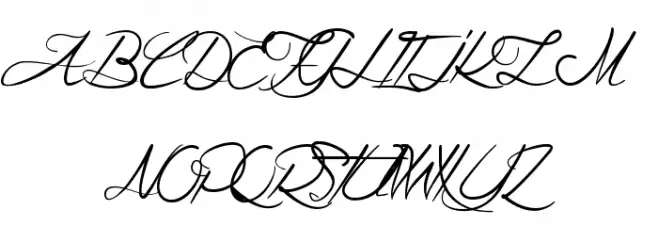 Angelique ma douce Colombe Schriftart Groß
