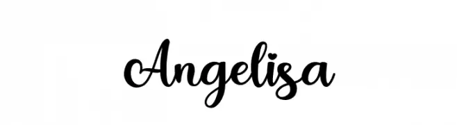 Angelisa  Скачать бесплатные шрифты