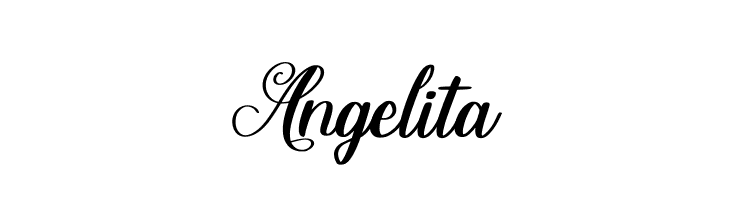 Angelita  les polices de caractères gratuit tlcharger
