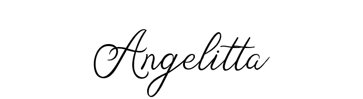 Angelitta  नि: शुल्क फ़ॉन्ट्स डाउनलोड