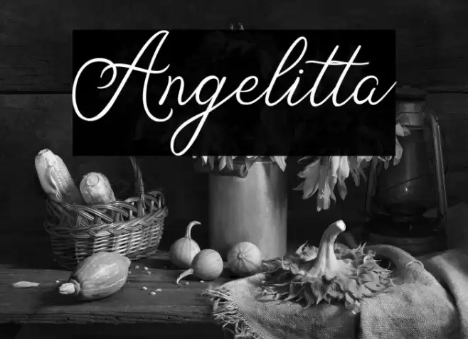 Angelitta Font examples